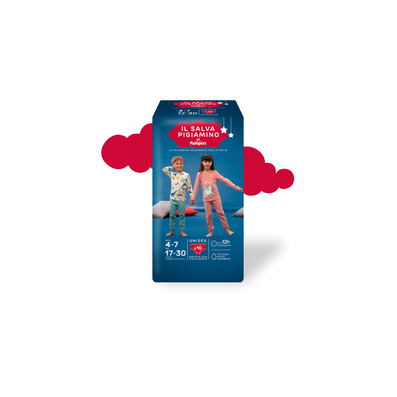 Pampers - El Salva Pijamas 4 - 7 Años
