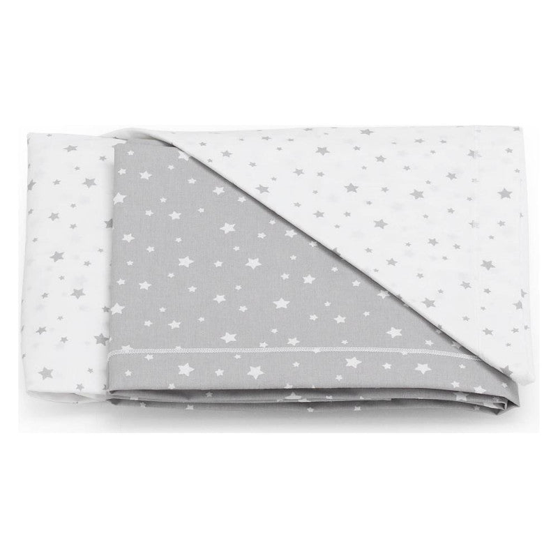 Juego de Sábanas para Cuna Gris