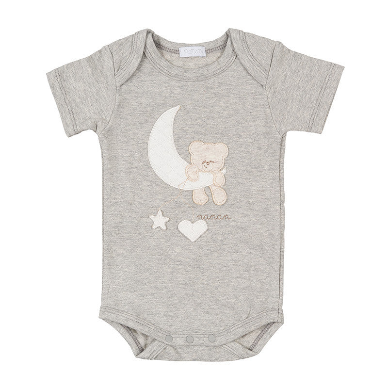 Body Nanan Dolce Luna 0-3 Meses Gris