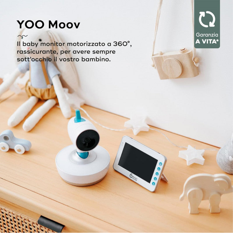 Vigilabebés con vídeo 360° YOO-Moov
