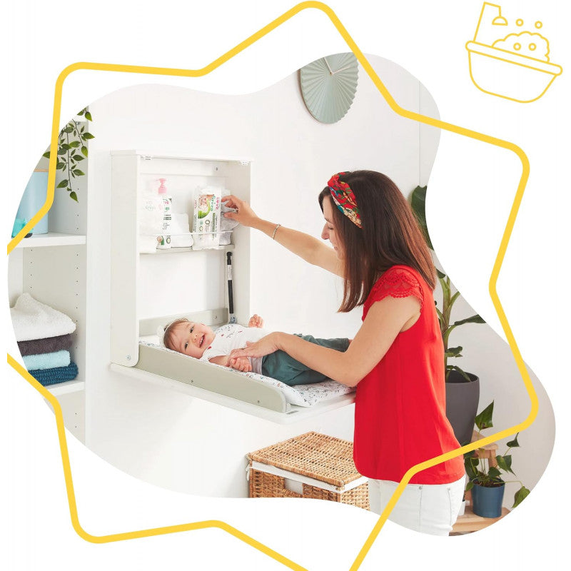 Cambiador de pared Plouf