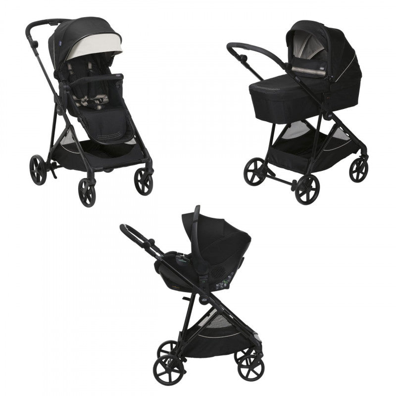 Trío Chicco Seety Etna Black I-Size