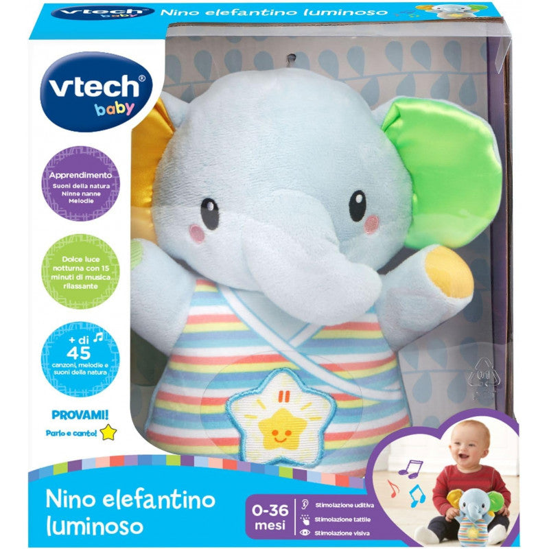 Elefante de peluche interactivo con más de 45 canciones