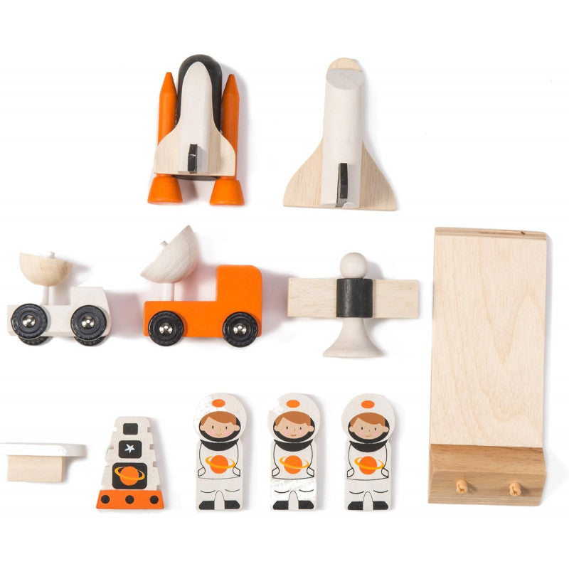 Set Cohetes Cósmicos de Madera