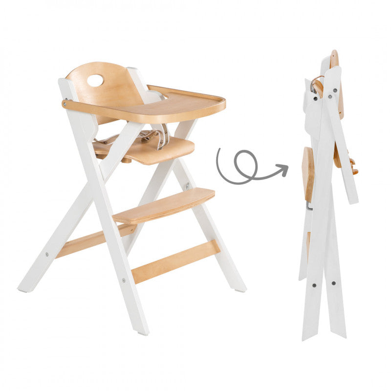 Trona plegable Fold Up Smart - Blanco Natural