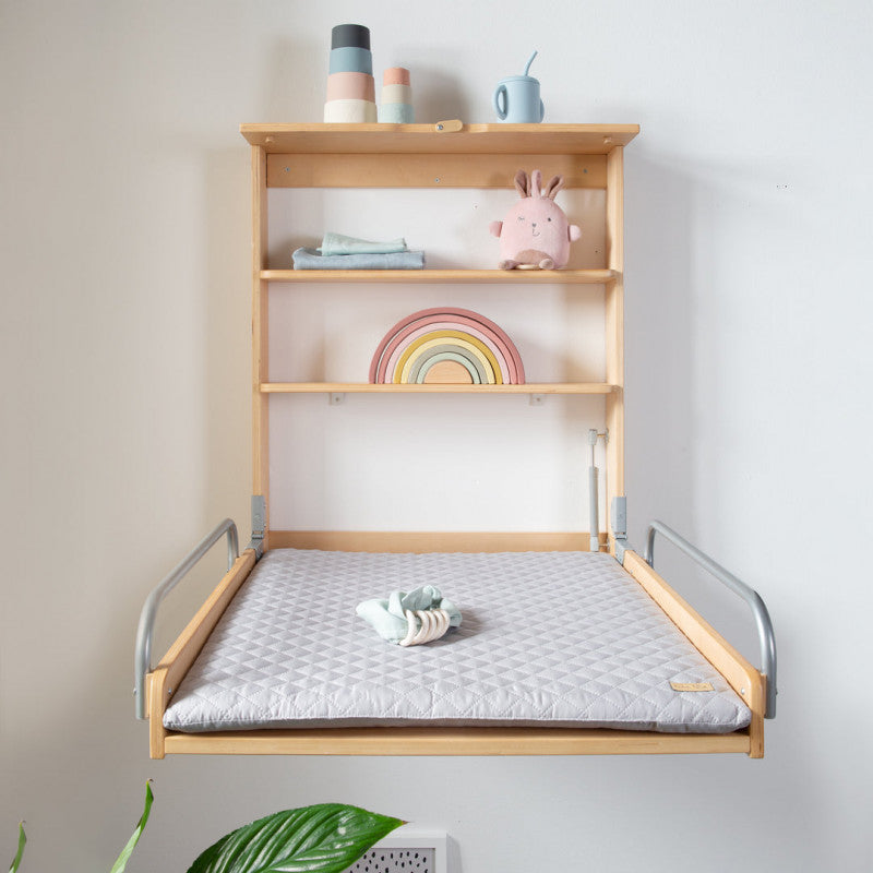 Cambiador de pared con colchoneta roba Style Natural