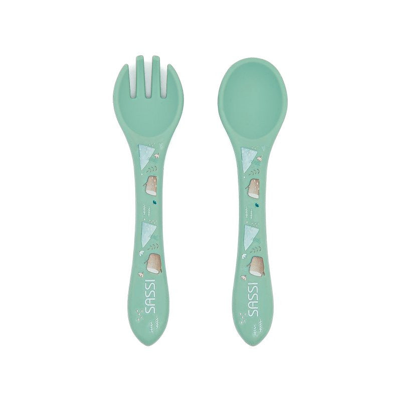 Cubiertos de silicona Oso Munchy