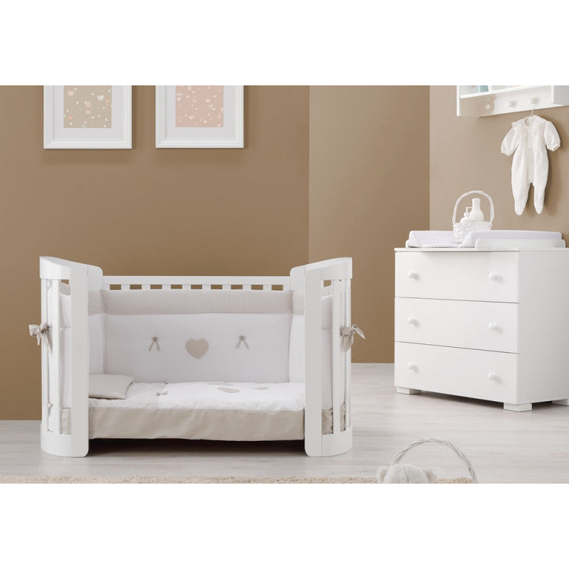 Cuna y Cama Ebesi Sweet Blanca