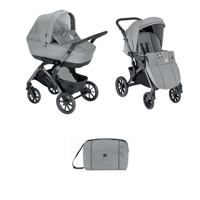 Dinamico Smart Cam - Cochecito Dúo - Gris Naturaleza