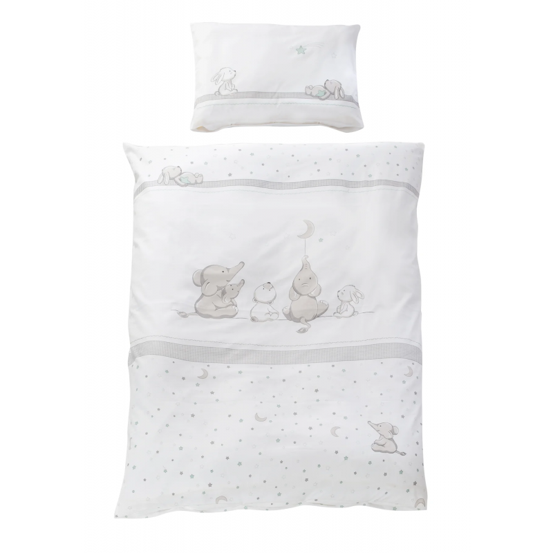 Juego de Funda Nórdica y Funda de Almohada para Cuna