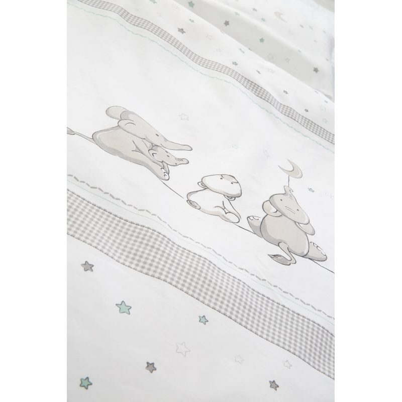Juego de Funda Nórdica y Funda de Almohada para Cuna