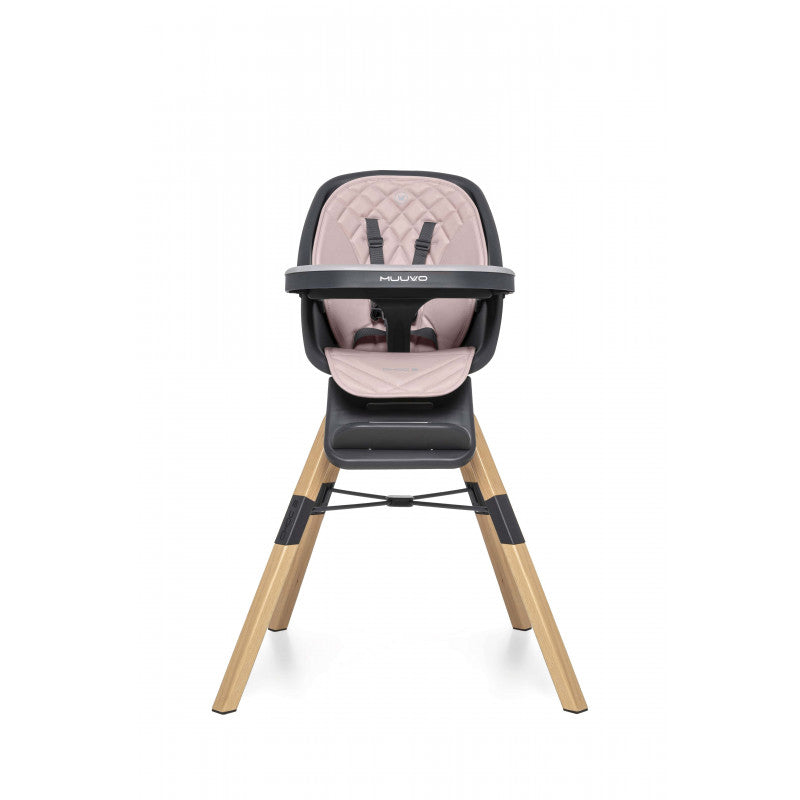 Silla alta Muuvo Choc 2 - Powder Pink