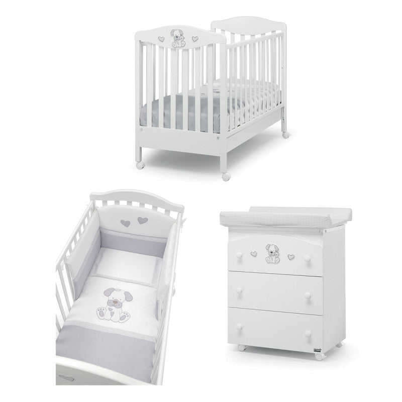 Set Habitación Infantil Lucky Erbesi Gris
