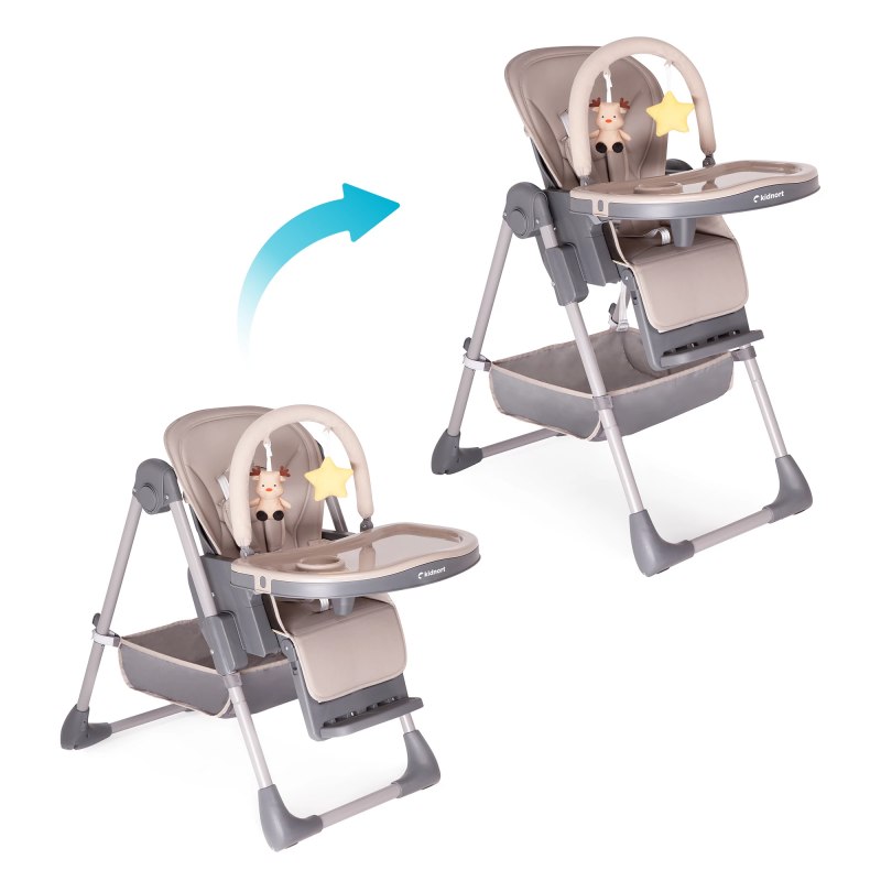 Trona de alimentación Kidnort Jordgubbe