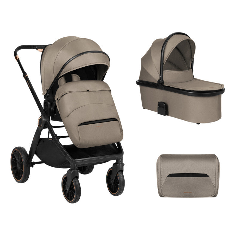 Cochecito Dúo Tiffany Kikkaboo Beige