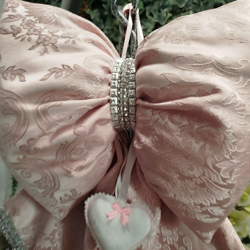 Lazitos de Nacimiento Artesanales Damasco Rosa