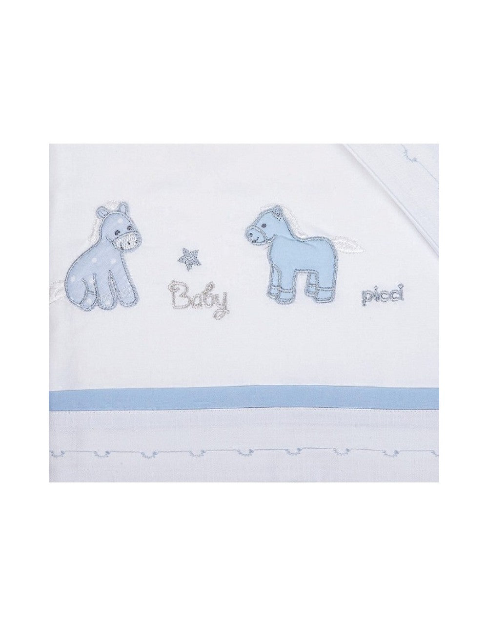 Sábanas Cuna Picci Milky Celeste