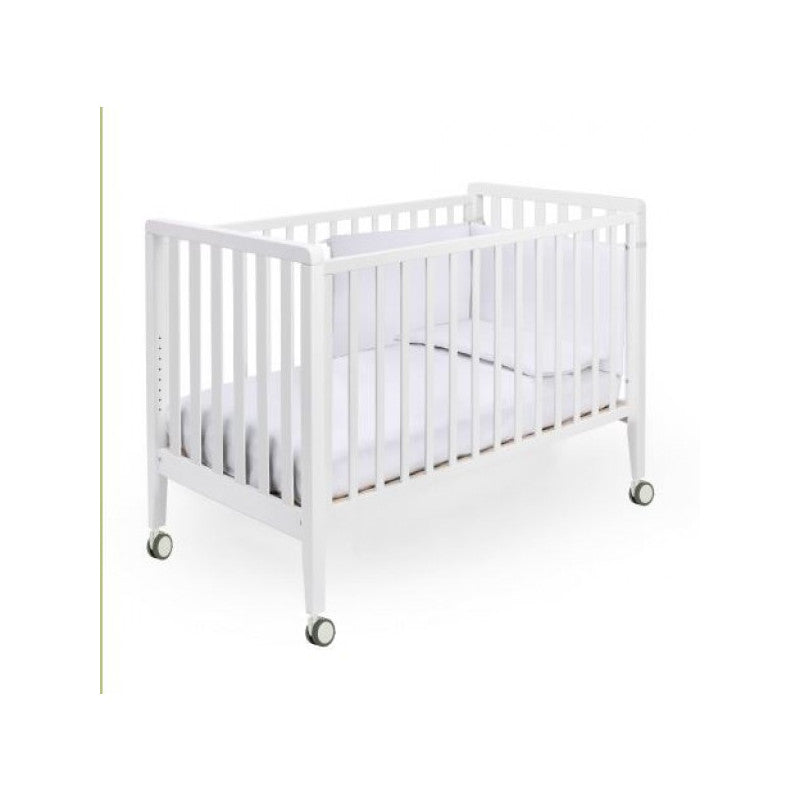 Pali Lettino Evolutivo Win Bianco completo di 2 Materassi e Set Piumone ( Trasormabile da Culla a Lettino )
