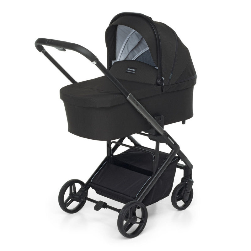 Trío TicToc Foppapedretti con silla de coche Rek i-Size - Ebony
