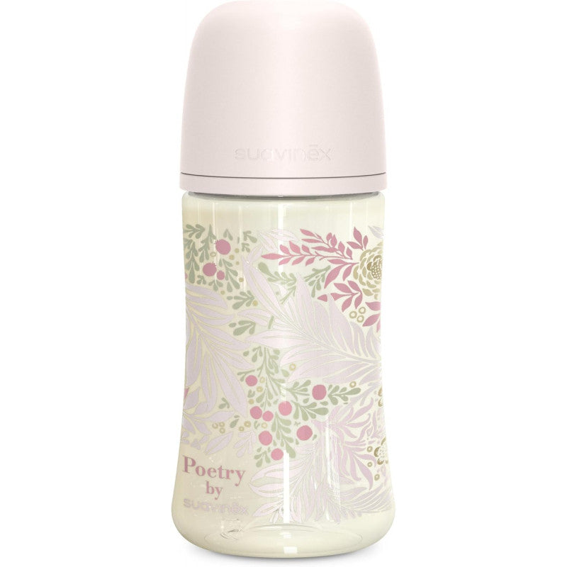 Biberón Suavinex Poetry 270 ml Tetina Fisiológica SX Pro de silicona