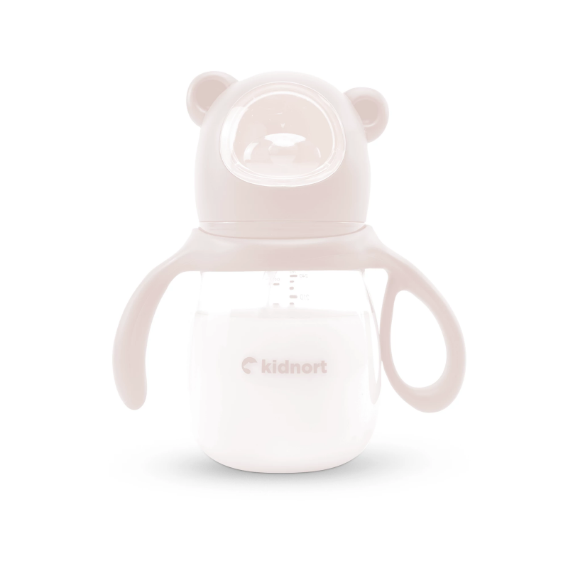 Biberón Antiacidez Jordbaer Flujo variable 300 ML Rosa