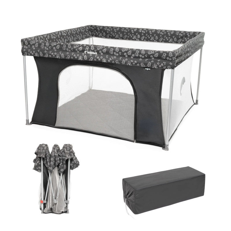 Box para bebés Snøen Kidnort Gris Oscuro