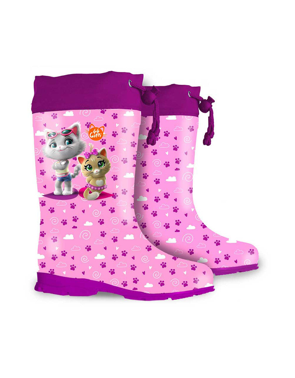 Botas de agua para niña 44 Gatos - Talla 29/30