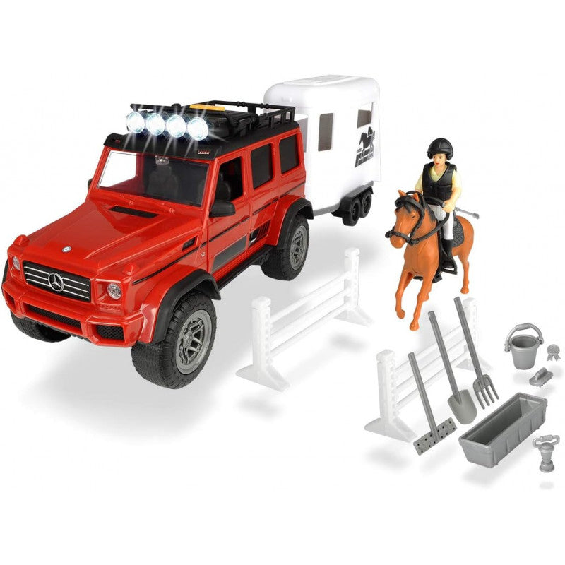 Dickie Playlife Juego Transporte Caballos