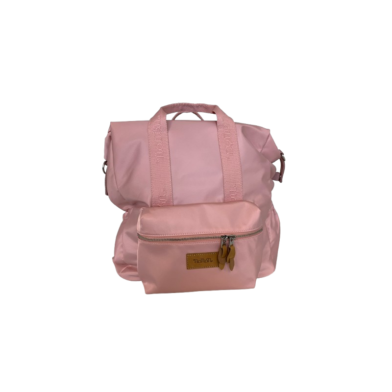Mochila Nanan de nailon rosa