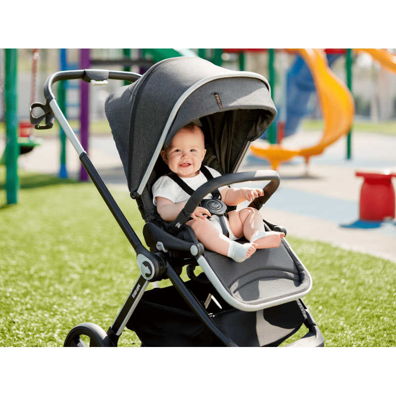 Isbjorn Kidnort - Cochecito reversible Black