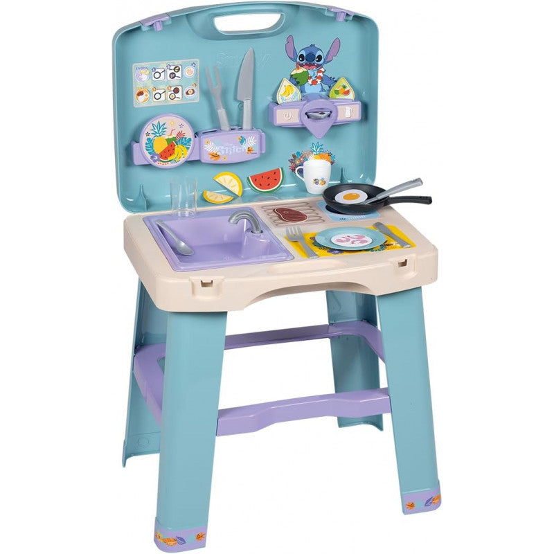Smoby - Stitch - Cocina - Maleta plegable
