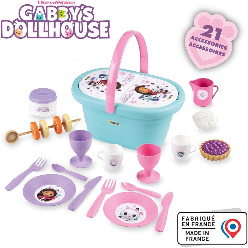 Smoby - Cesta de picnic de La casa de muñecas de Gabby