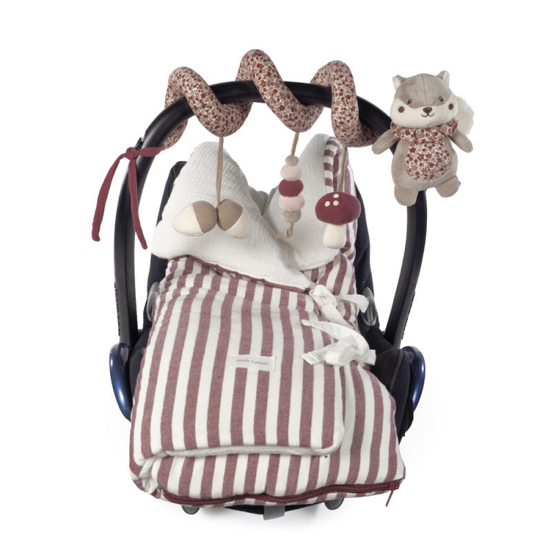 Juguete de actividades de ardilla Cherry Stripes