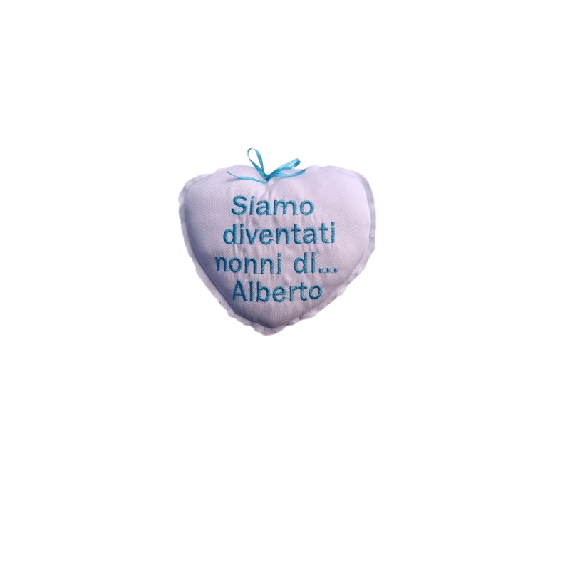Corazón Nacimiento Personalizado Artesanal
