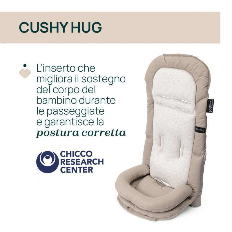 Reductor Cushy Hug para Silla de Paseo Chicco Mysa Beige