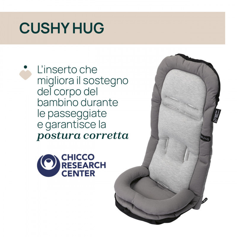 Reductor Cushy Hug para Silla de Paseo Chicco Mysa Lunar Grey