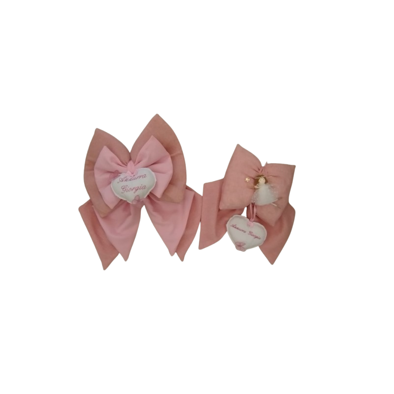 Set de Lazos de Nacimiento Rosas Clínica y Hogar
