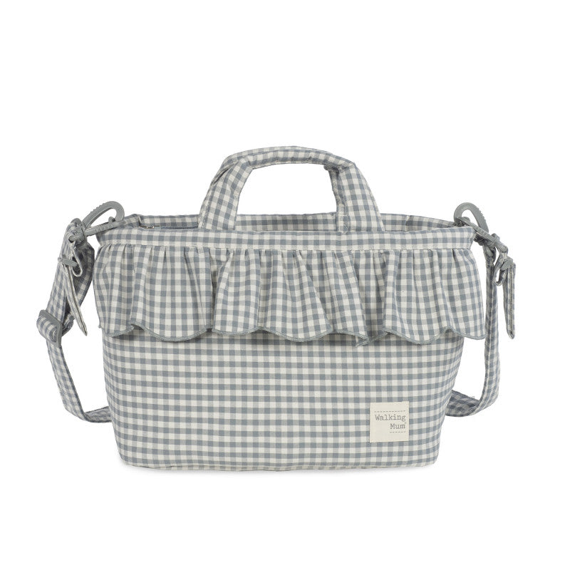 Bolso Cambiador Praliné Vichy Matcha