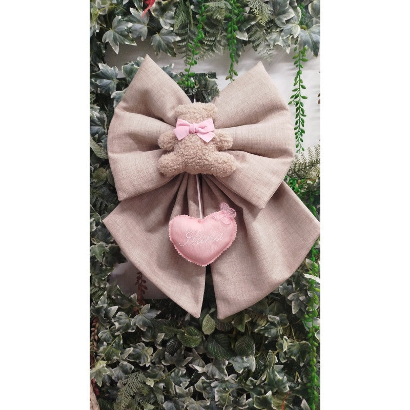 Lazo de nacimiento osito de peluche