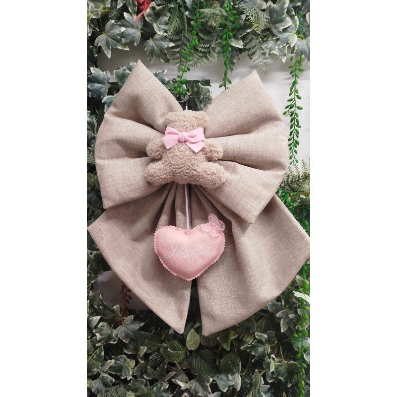 Lazo de nacimiento osito de peluche