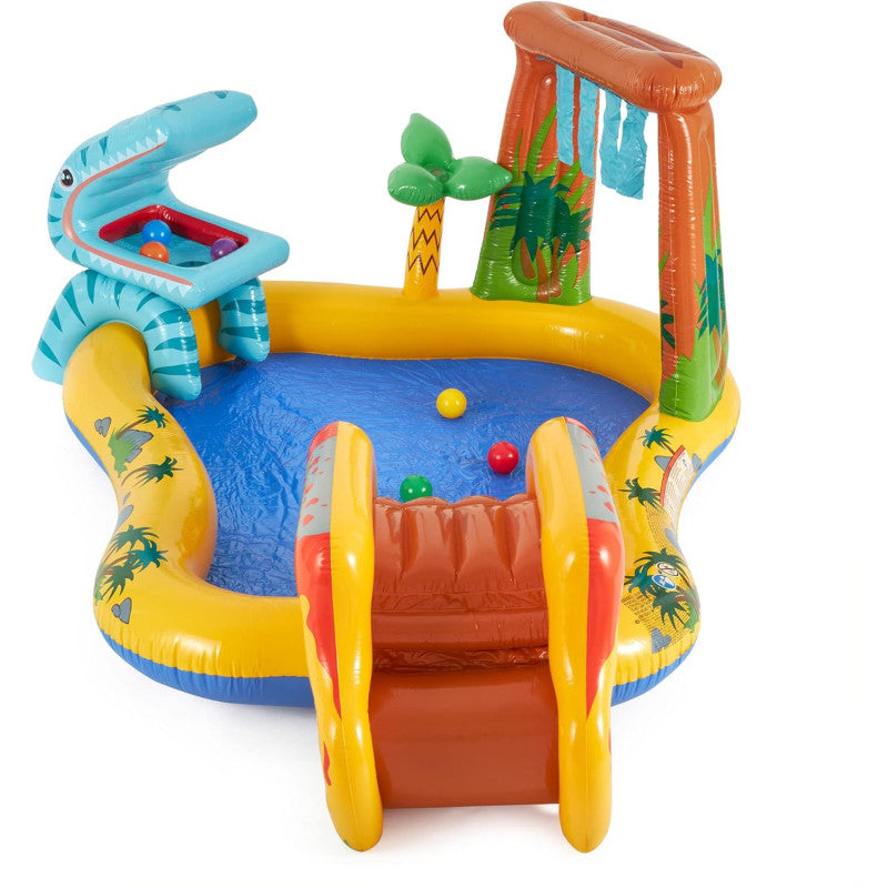 Piscina hinchable con juegos