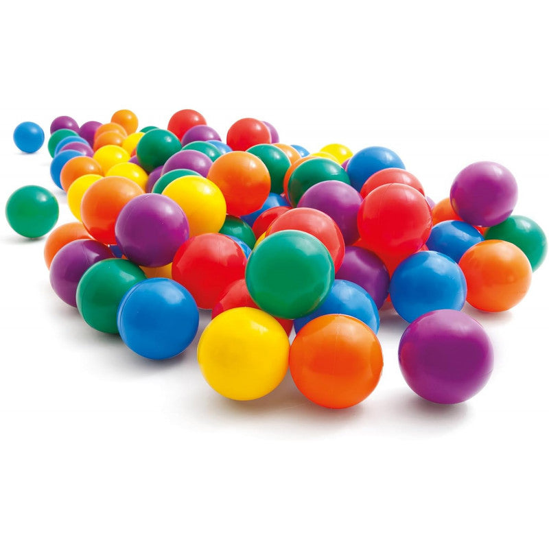 Intex Set de 100 pelotas de colores para piscina de bolas