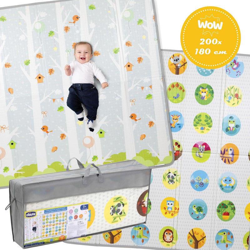 Alfombra de Juegos Chicco 2 en 1 Extra Grande 200x180