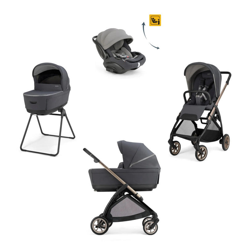 Trío Inglesina Electa 2026 Darwin Infant Garage Grey