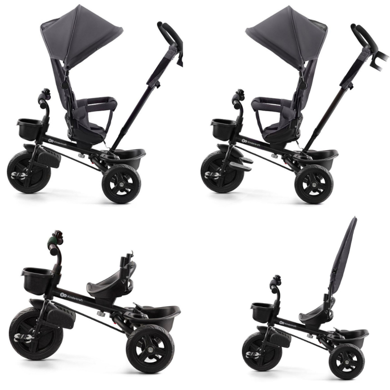 Triciclo 3 en 1 Aveo Kinderkraft Malachite grey