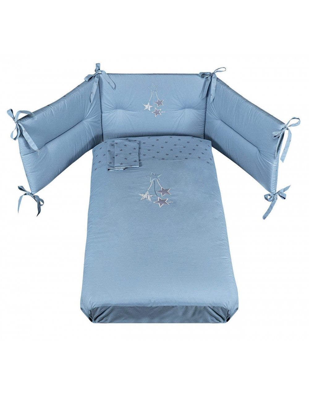 Protector de cuna Picci Stella Converse Azul claro