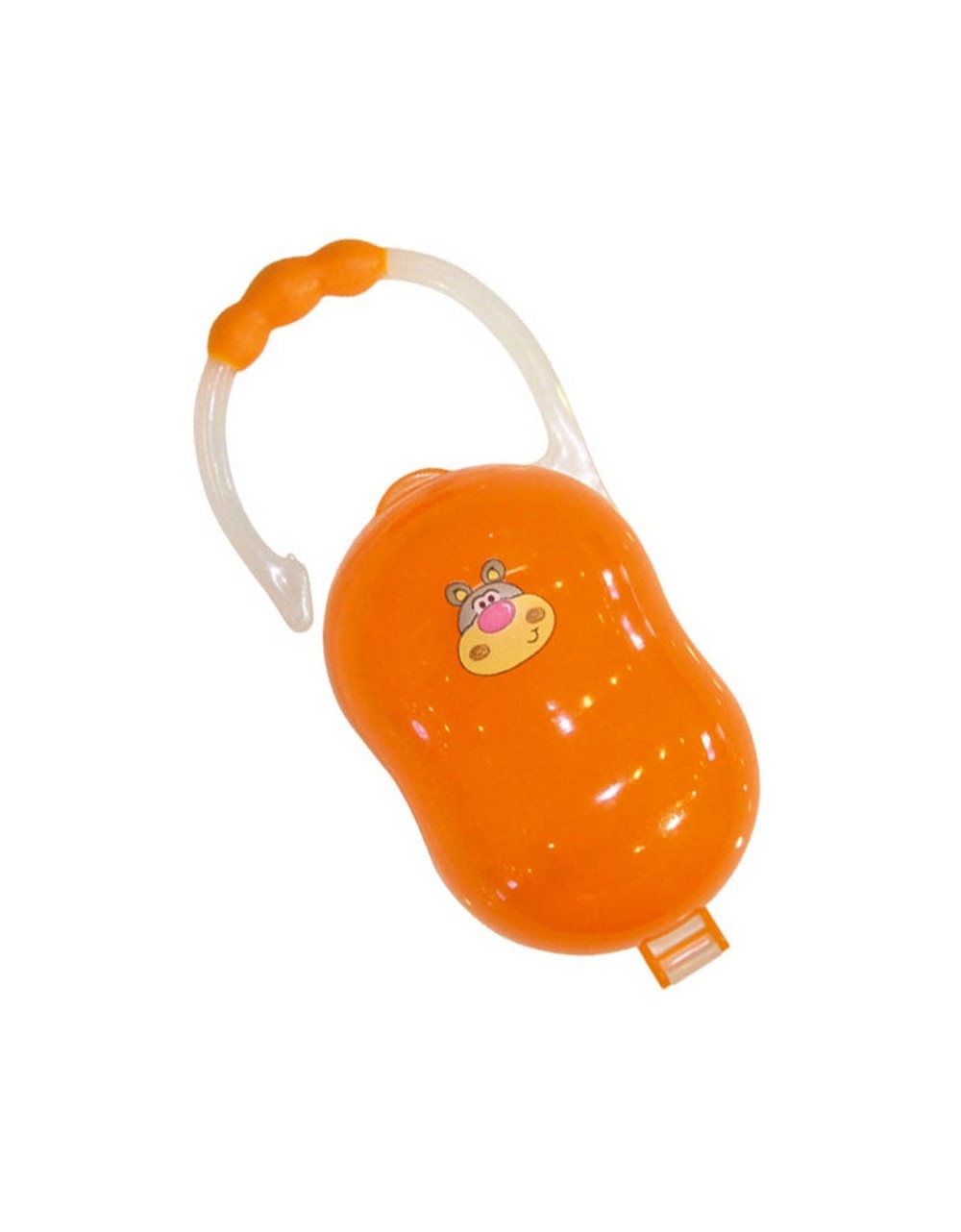 Soporte Chupete Naranja Lorelli