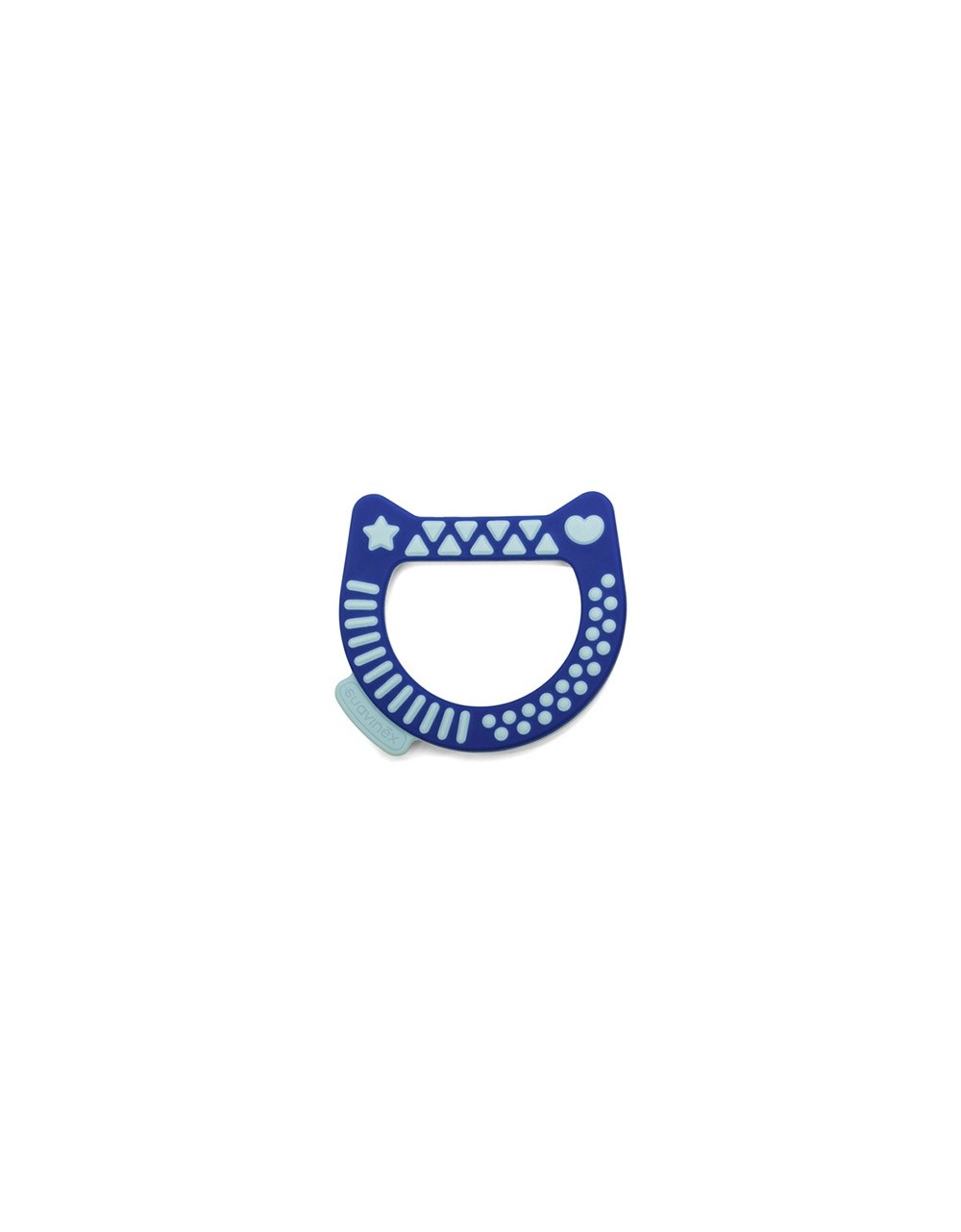 Anillo de dentición Gatito Azul