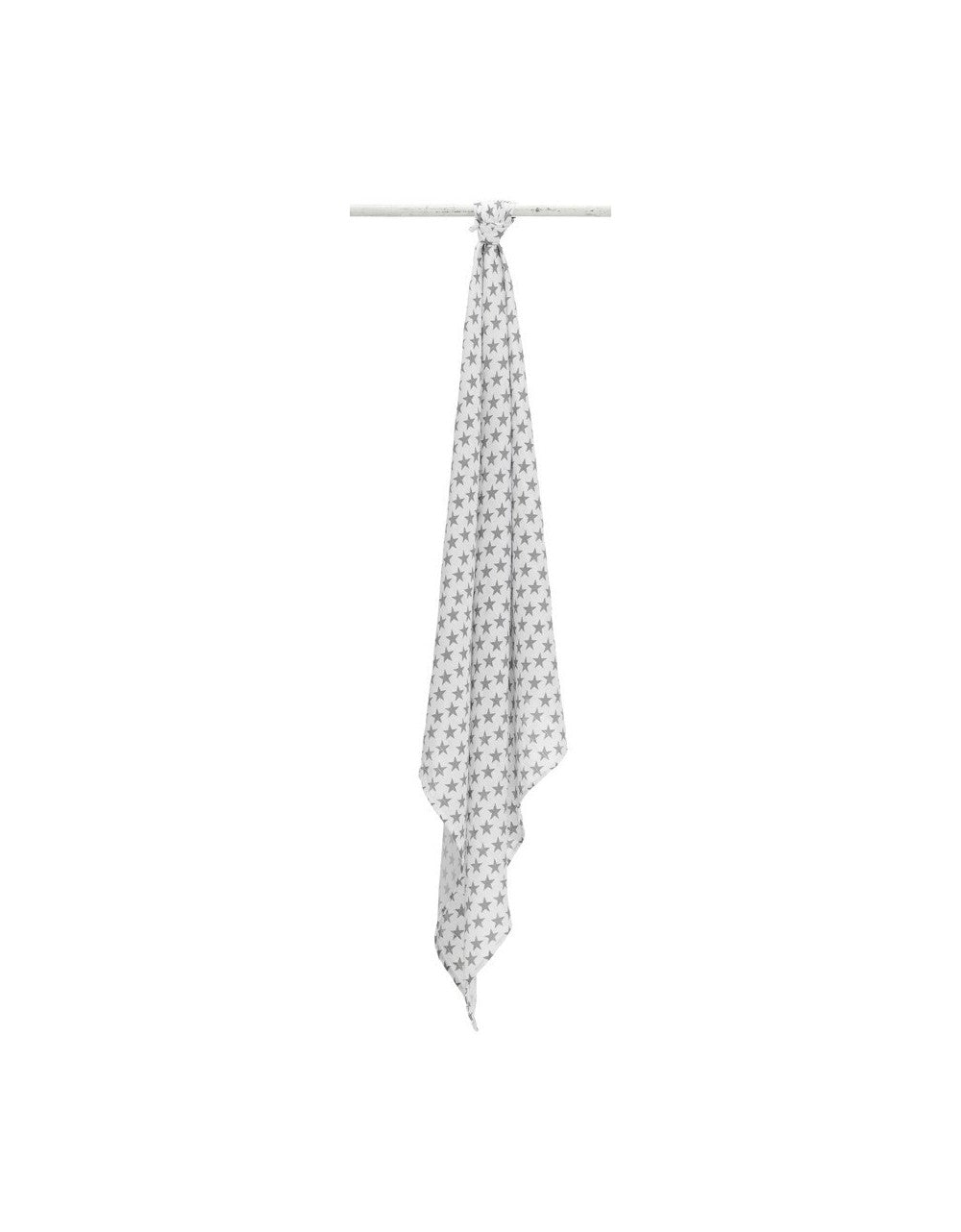 Muselina Blanco Gris