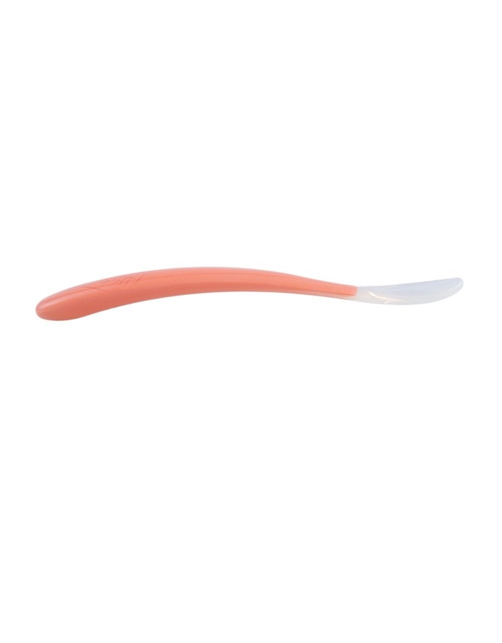 Cuchara de silicona Naranja Chicco